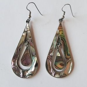 Vintage silver drop earrings